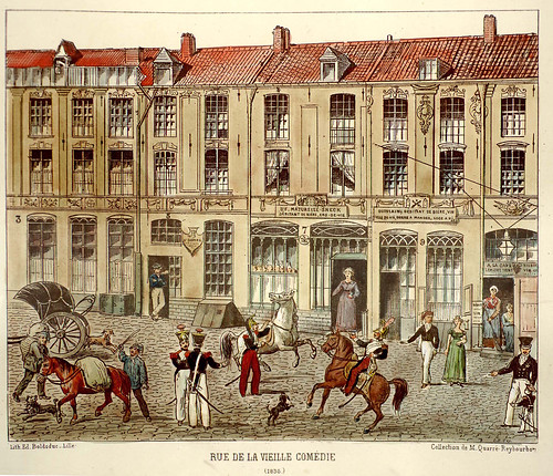 004- Calle de la Comedia Antigua-Lille ancien monumental Edouard Boldoduc  1893
