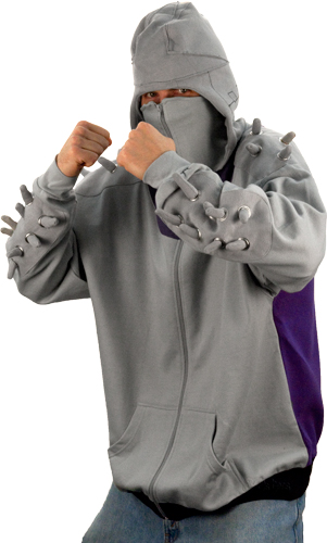 TMNT "Shredder" Hooded Sweatshirt i (( 2009 )) [[ Via 80s Tees , Thanks 2 DON Y. ]]