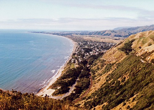View from Paekakariki Hill Road New Zealand