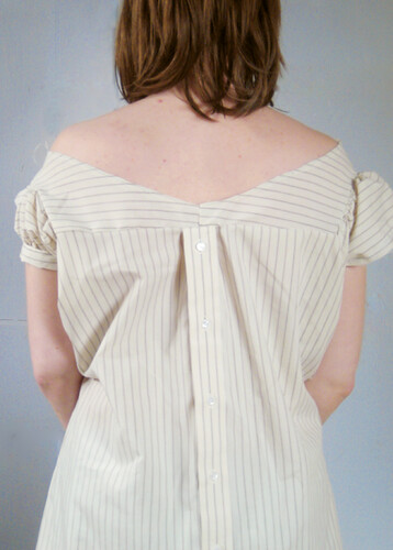 1880's Chemise Dress- Back