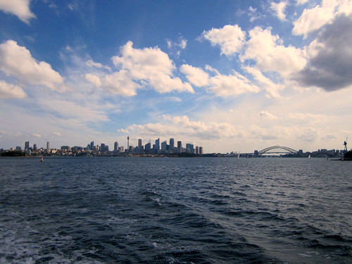 Sydney Harbour - View of the city