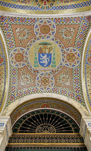 Cathedral Basilica of Saint Louis, in Saint Louis, Missouri, USA - arms of Archbishop Kenrick