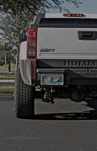 Hummer H100. Hummer+h3t+white