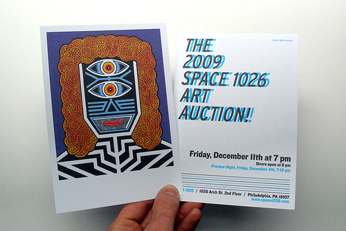 Space 1026 Art Auction Dec. 11th 2009 In Philly!