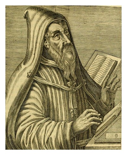 014-San Agustin-Les vrais pourtraits et vies des hommes illustres grecz, latins et payens 1584-André Thevet