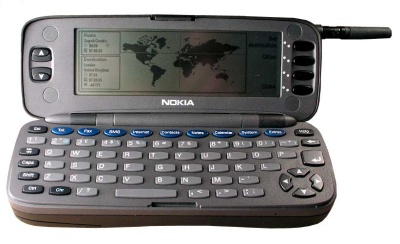 First mobile phone with Internet connection