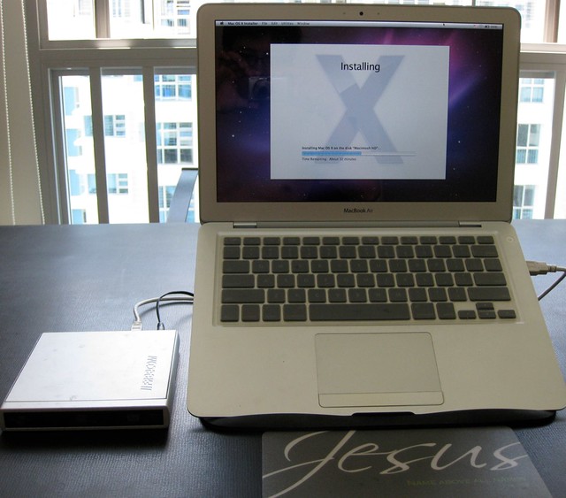 Re-install Snow Leopard for Macbook Air
