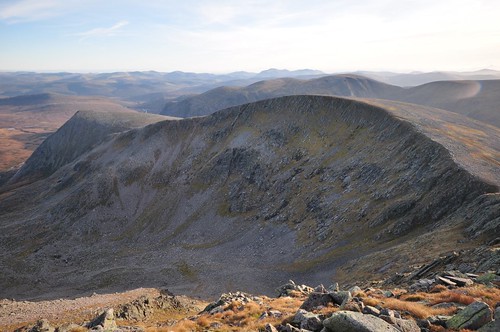 The Devils point from Cairn Toul