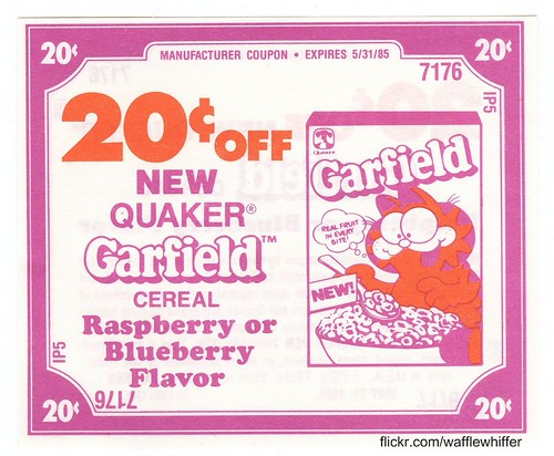 Garfield Cereal - 1985