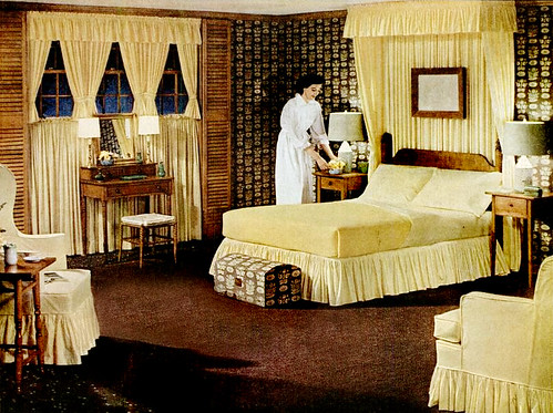 mid-century living: early '50s bedrooms (1950-55)