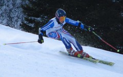 Robert in action at the 2009 GS Koralpencup, Koralpe, Austria.