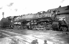 Norfolk and Western Articulated Mallet Compound 2-8-8-2.

The Norfolk and Western liked big articulated engines, and stuck with Mallet compunding long after other railroads had switched to single explansion articulateds.
