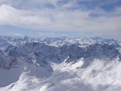 Blick von der Zugspitze