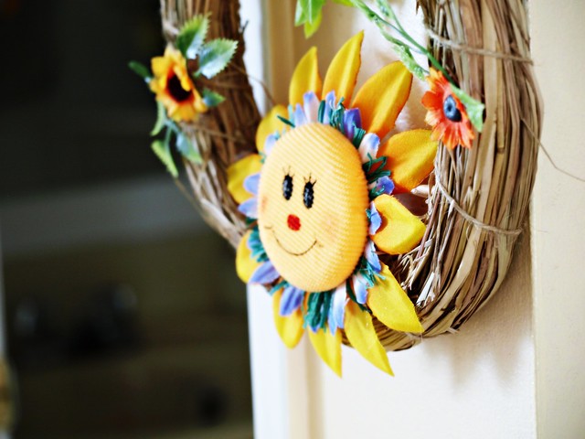 Sunflower Hangings. :) 