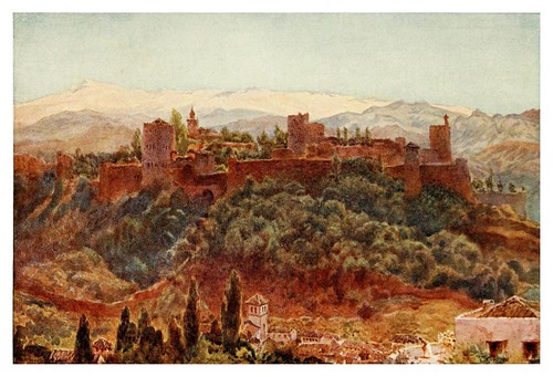 029-Granada- La Alhambra-Cathedral cities of Spain 1909- W.W Collins