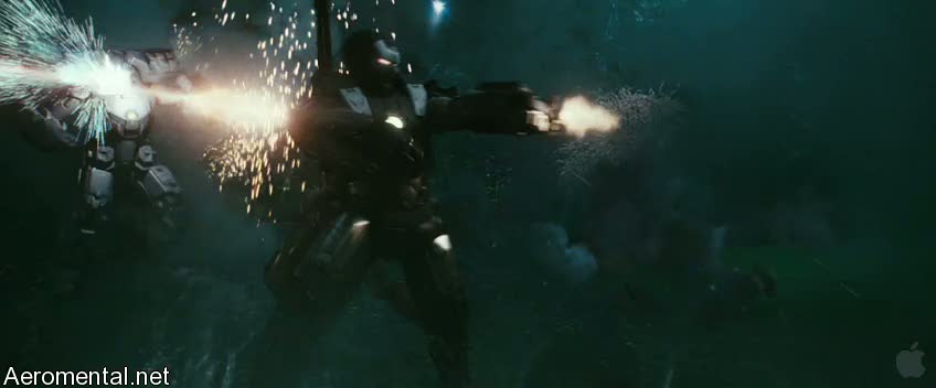 Iron Man 2 Trailer 2 war Machine in action