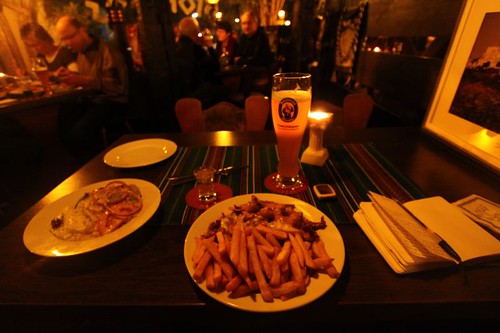 Giros dinner for one in Rendsburg, Germany.