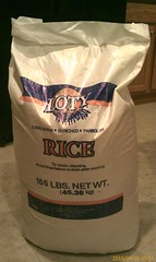 100 lb bag of rice