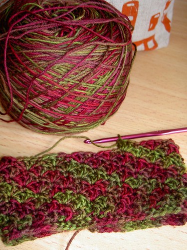 WIP - Wollmeise crocheted sock
