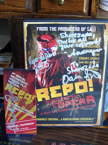 Autographed "Repo!" Goodies