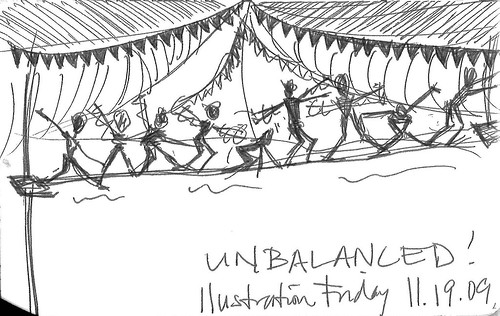 Illustration Friday: Unbalanced