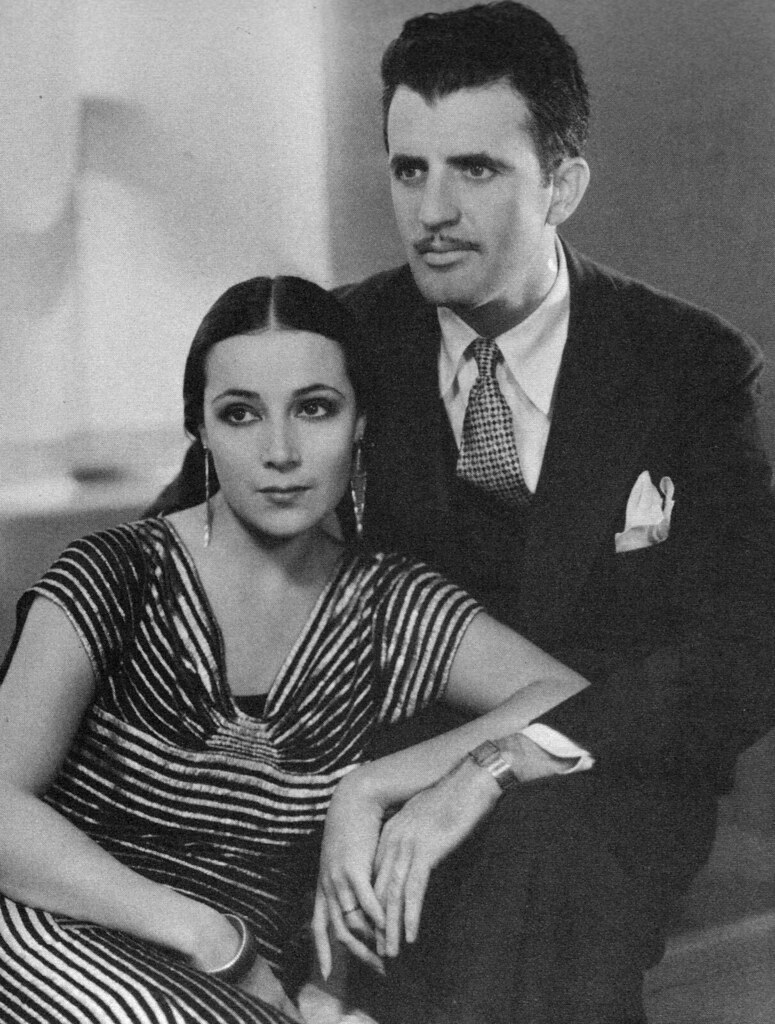 Dolores Del Rio and Cedric Gibbons