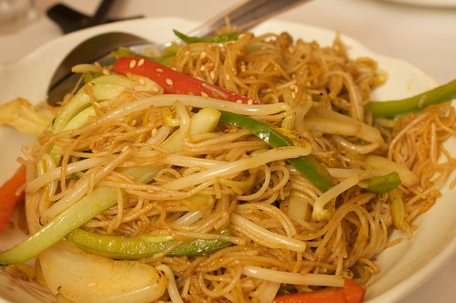 singapore noodles at idea fine foods