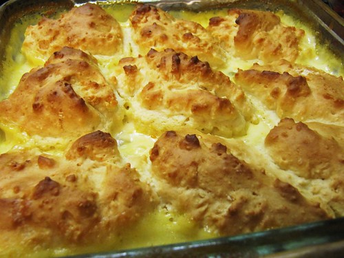 creamy chicken and biscuits