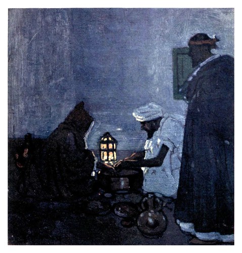 035-Preparando la cena-Marruecos-Morocco 1904- Ilustraciones de A.S. Forrest