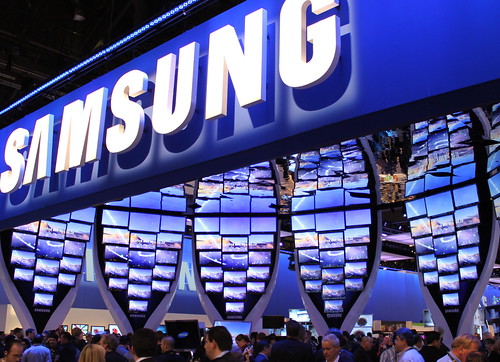 Samsung booth at CES 2010