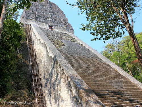 Temple 5 in Tikal National Park, Guatemala