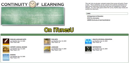 Continuity of Learning on iTunesU