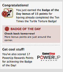 Kongregate Badge of the Day: Ten Times the Turtle Torture 