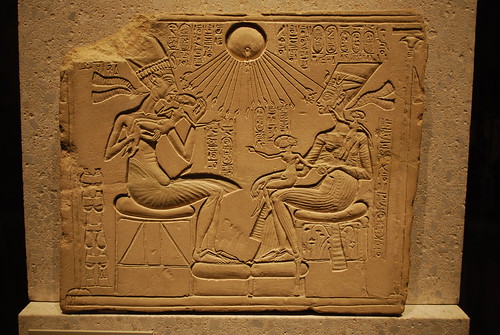 Amarna relief in the Neues Museum