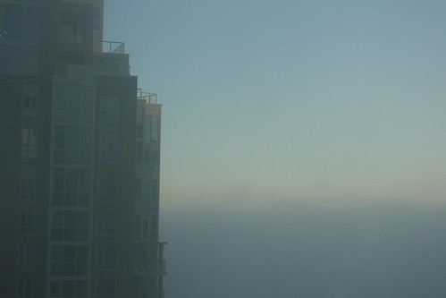 Foggy Boxing Day in Vancouver
