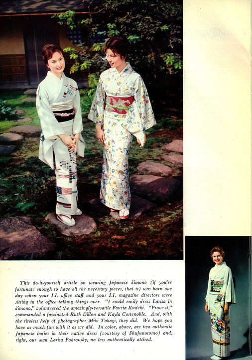 Foreigners CAN Wear Kimono page 1