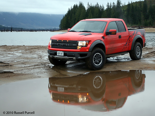 red ford truck mud offroad 4x4 dirt raptor svt fordraptor ©2010russellpurcell