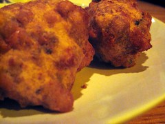 sauced restaurant - more black-eyed pea fritters