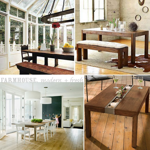 Modern Farmhouse Tables