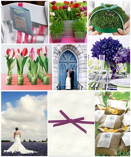 Let's celebrate with a spring wedding inspiration board