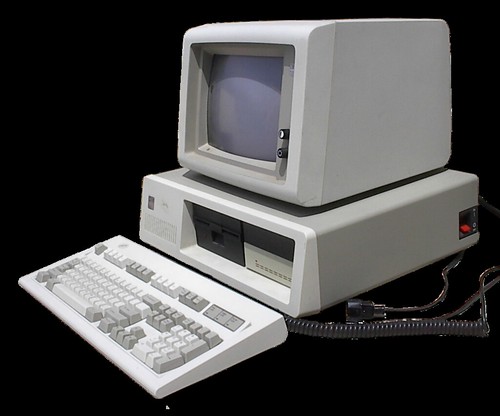 A vintage IBM PC