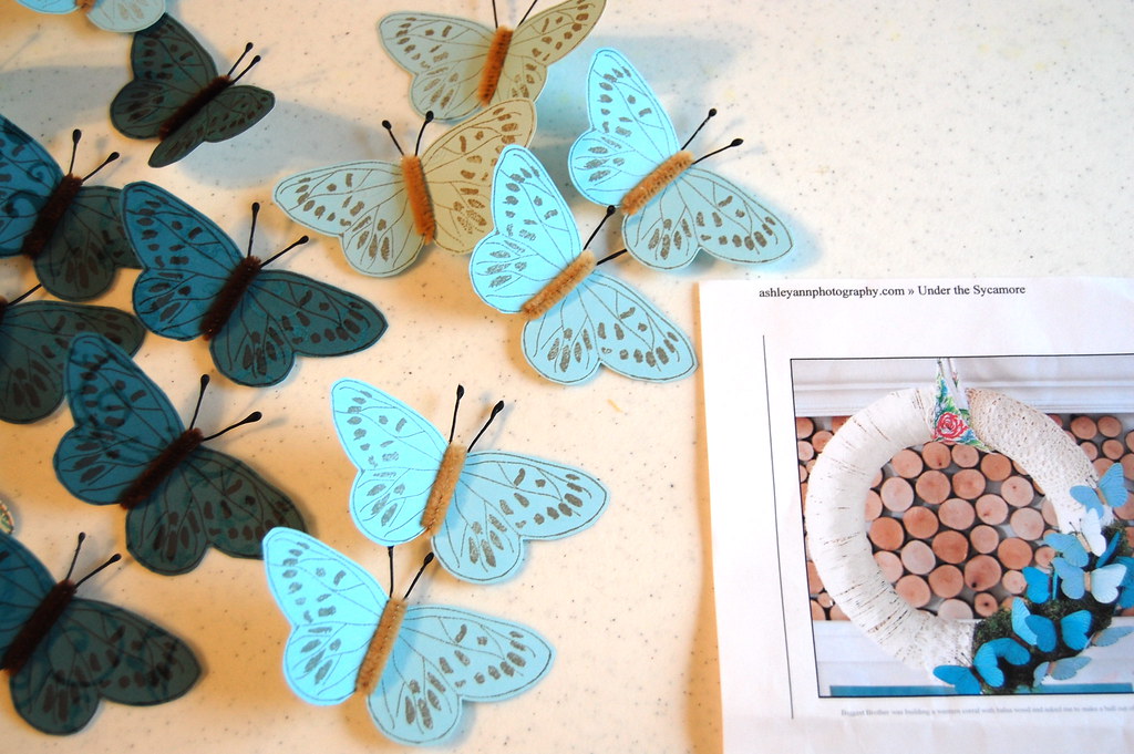making my butterflies