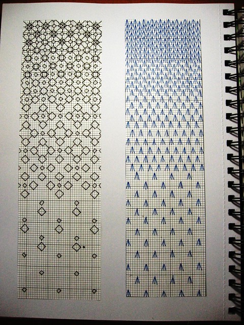 Patterns created for stitching