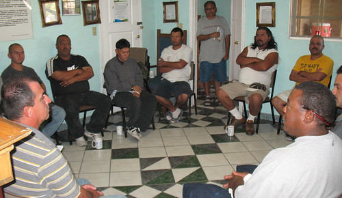 Volviendo a Vivir is a self-sustained recovery center for drug addicts that functions at its founder's home in Phoenix.