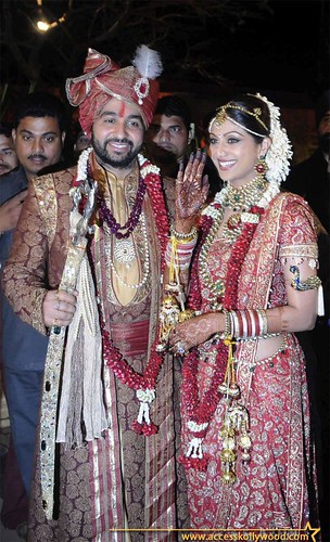 Shilpa Shetty and Raj Kundra marriage photo