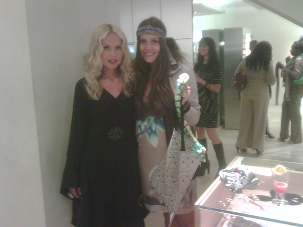 With Margarita Missoni with the special bag for Fashion's Night Out only 60 bucks!!!