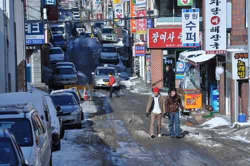 Nieve en Seúl