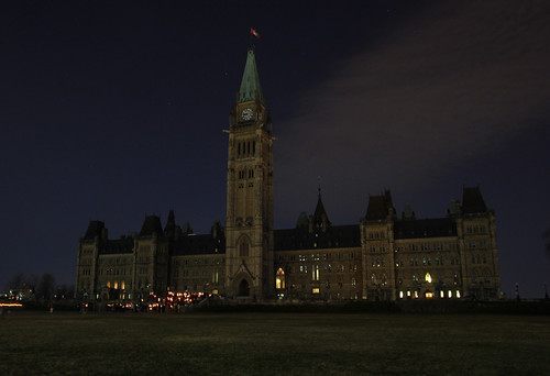 Parliament buildings, Ottawa, Ontario, Canada - lights off Â© WWF-Canada/Patrick Doyle