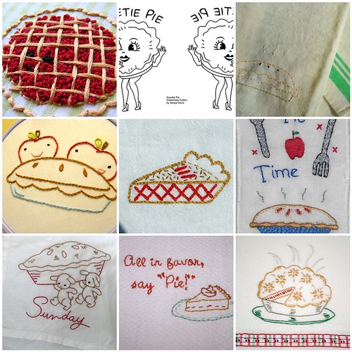 Pie Embroidery Mosaic