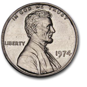 1974 Aluminum Cent